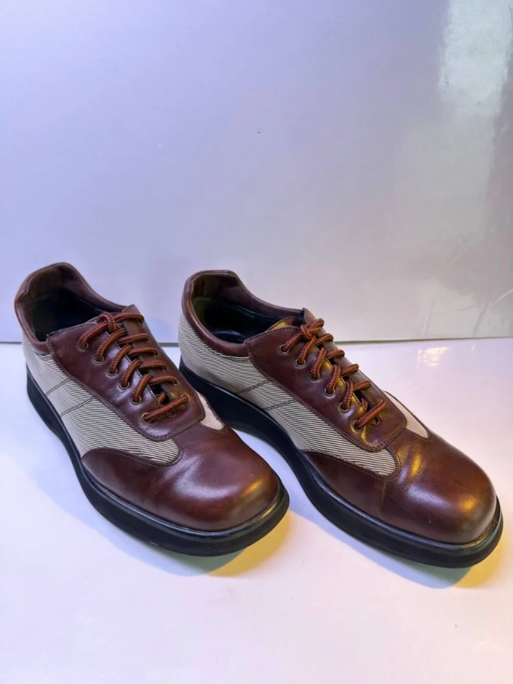 Salvatore Ferragamo Sport Vintage Sneakers – Men’s US 9.5  – Made in Italy - Picture 4 of 15